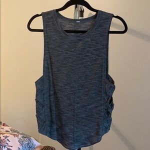 Lululemon muscle tank braided sides